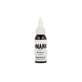 Dynamic Color bottle front view showing clear label and 1 oz size, reliable studio choice