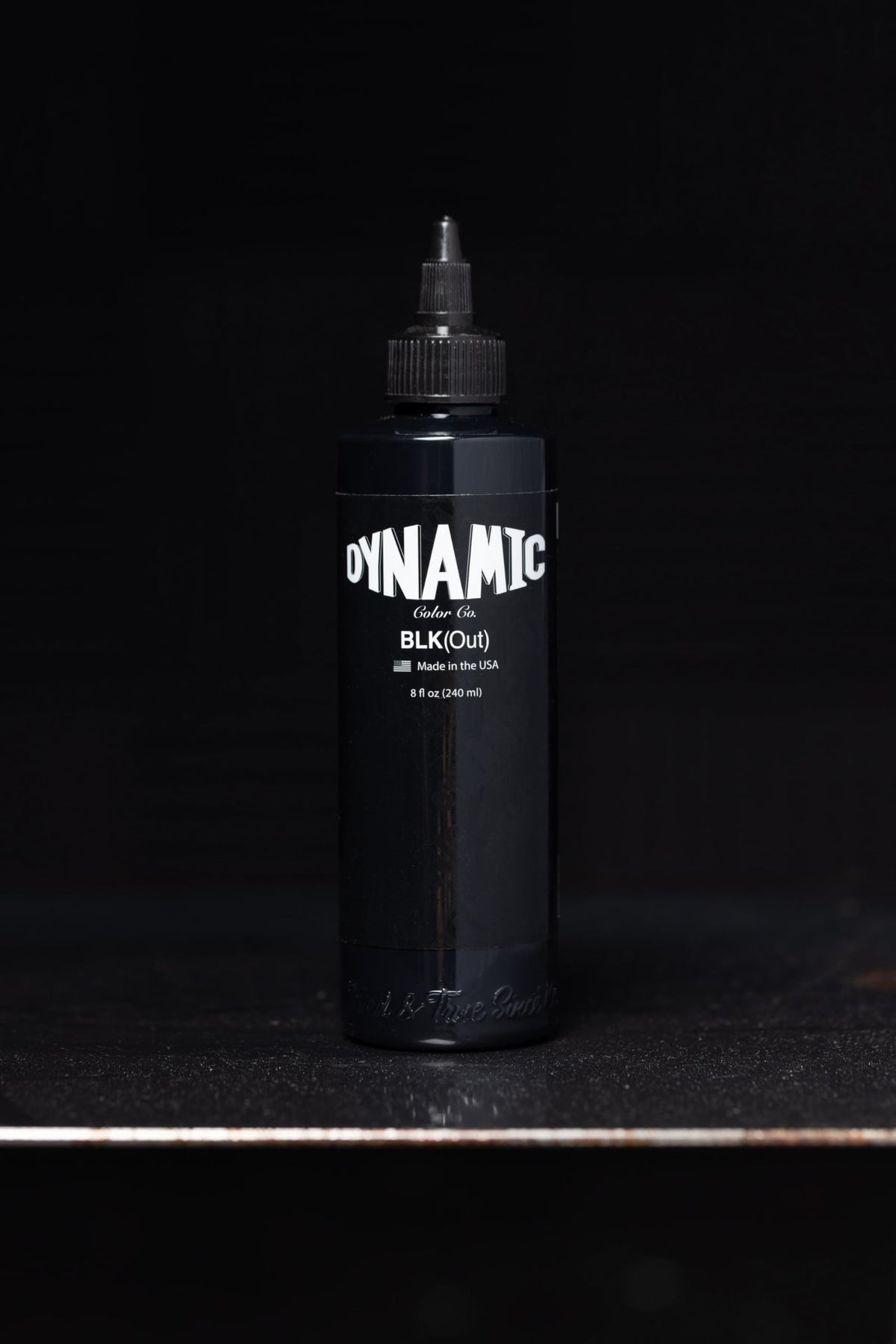 Before and after blackout sleeve with Dynamic Color BLKout showing even coverage benefit