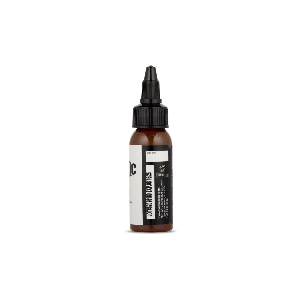 Dynamic Color brown pigment close-up highlights smooth consistency for predictable flow