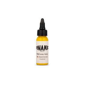 Dynamic Color Canary Yellow front bottle showing product and clear cap benefit