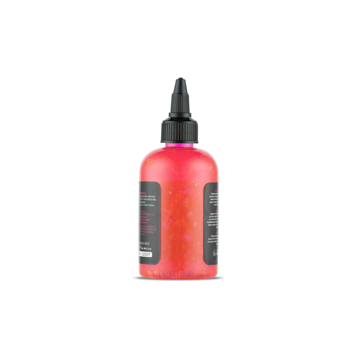 Dynamic Color Co Proton being applied to skin demonstrating strong adhesion and crisp transfer
