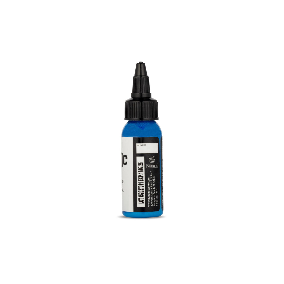 Dynamic Color Electric Blue pigment close-up showing smooth texture for consistent saturation