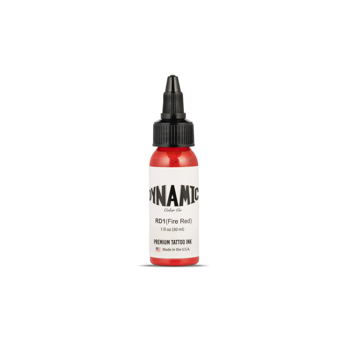 Dynamic Color Fire Red front label showing product clarity and branding benefit
