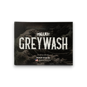 Dynamic Color front packaging showing professional greywash set benefits