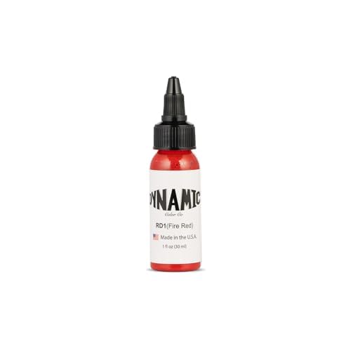 Dynamic Color pigment texture drop highlighting rich saturation for vivid tattoos