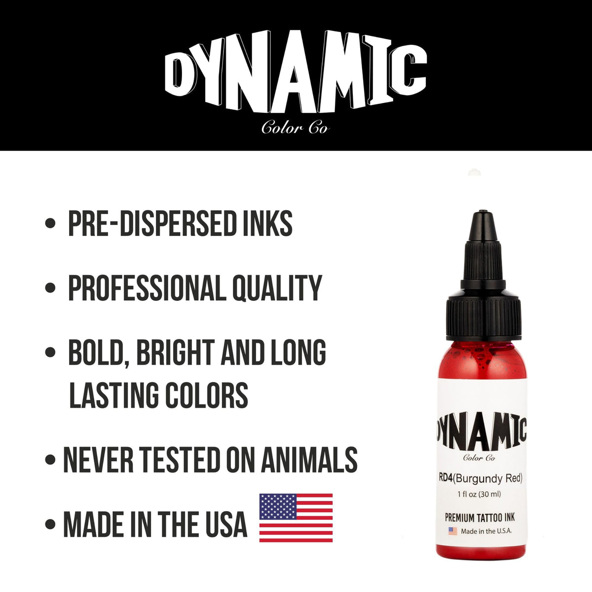 Dynamic Color 1 oz bottle in hand showing scale for studio supply planning