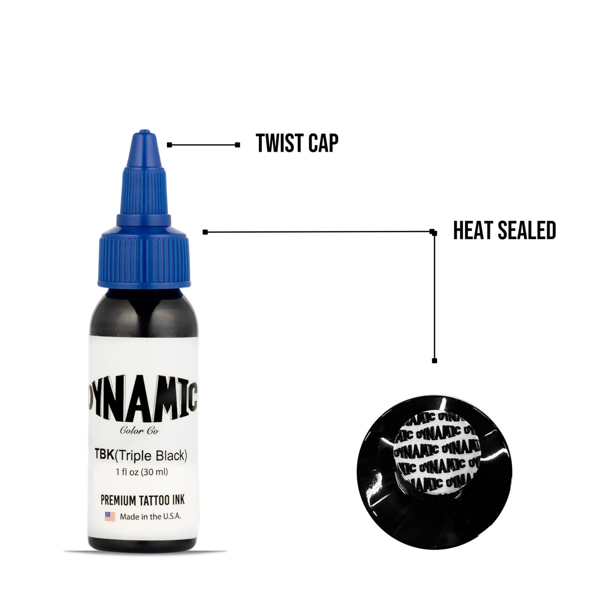 Dynamic Color ink being applied in studio demonstrating clean lines and packing