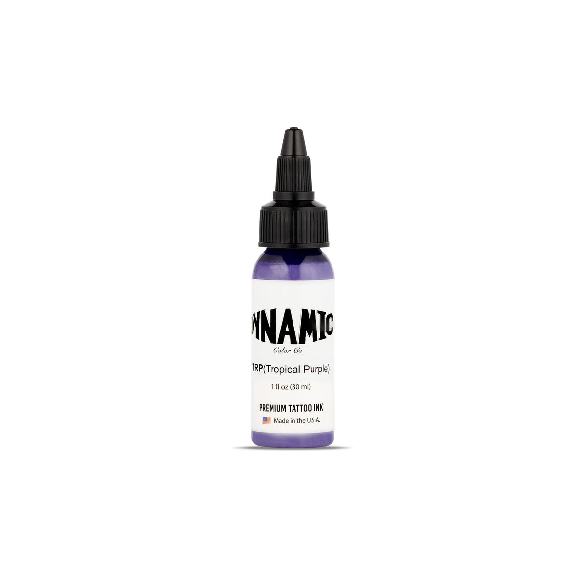 Dynamic Color Tropical Purple front bottle shows clear labeling and professional appeal