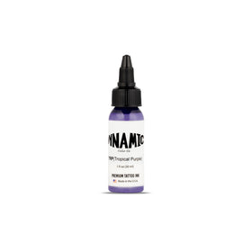 Dynamic Color Tropical Purple front bottle shows clear labeling and professional appeal