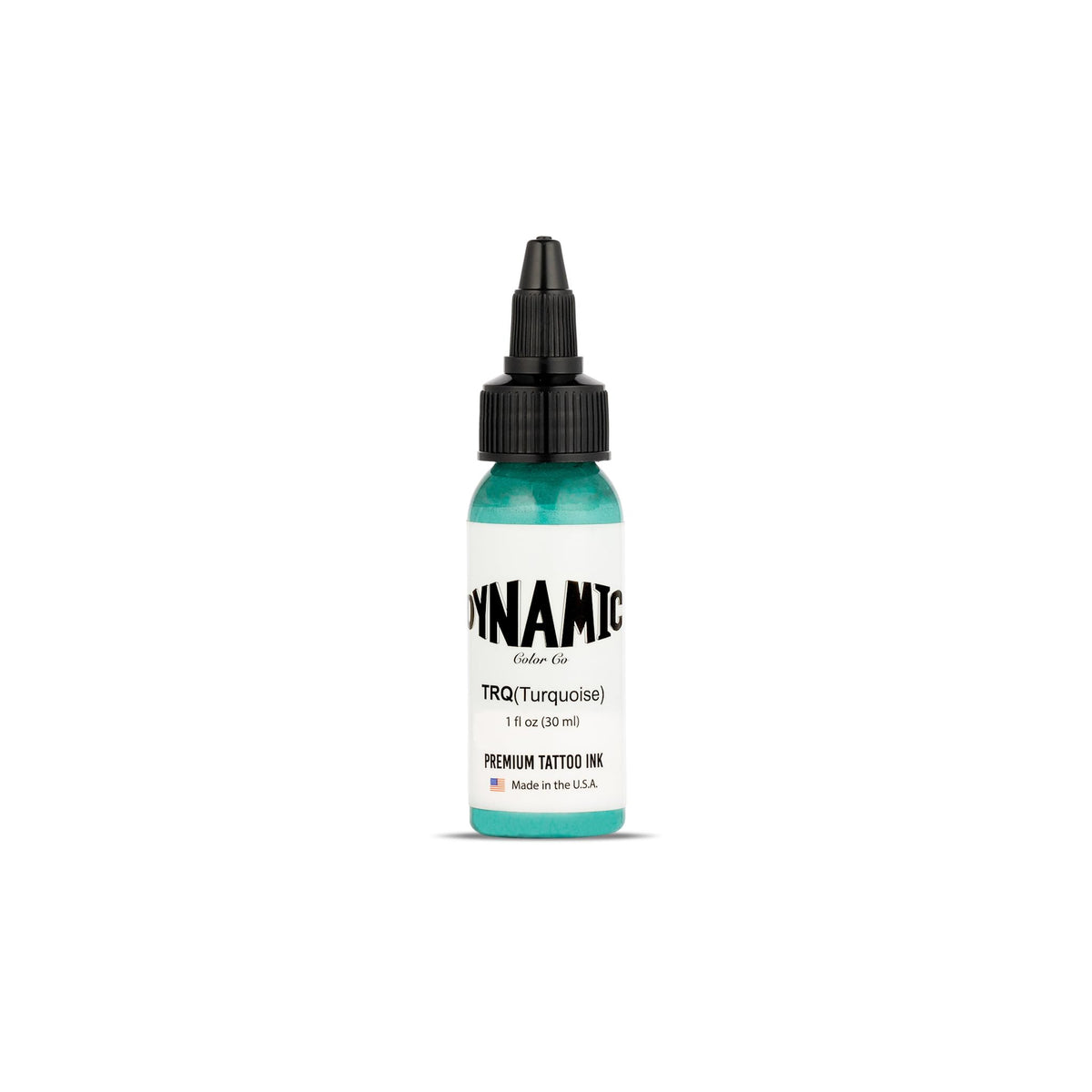 Dynamic Color Co turquoise front bottle showing clean packaging and reliable pigment