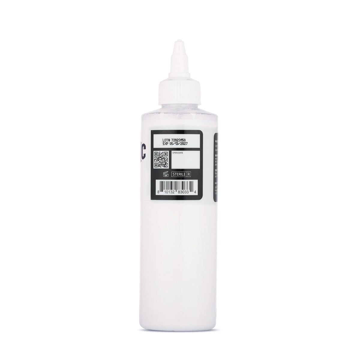 Dynamic Color white ink close-up texture illustrating smooth flow and opacity