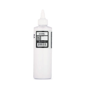 Dynamic Color white ink close-up texture illustrating smooth flow and opacity