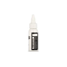 Dynamic Color White close-up texture demonstrating smooth viscosity for steady needle flow