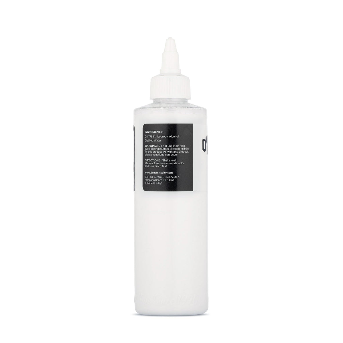 Dynamic Color white ink in use on needle demonstrating precise highlight placement