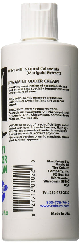 Dynamint cream close-up on hand demonstrating smooth texture and fast absorption