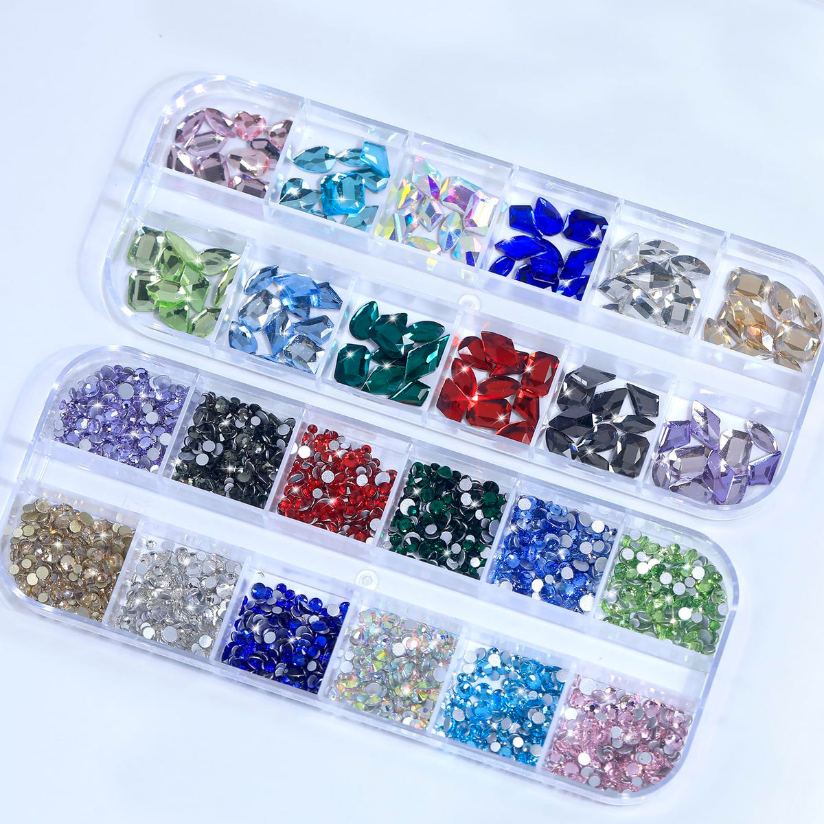 DZHILHMX close-up of glass facets highlighting bright reflective sparkle