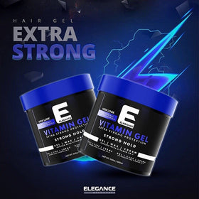 E Elegance gel on hands ready to apply for easy styling