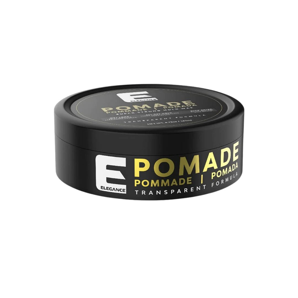 E Elegance front jar view showing label and compact styling benefit