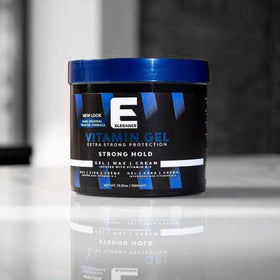 E Elegance open cap close up displaying smooth gel texture and shine