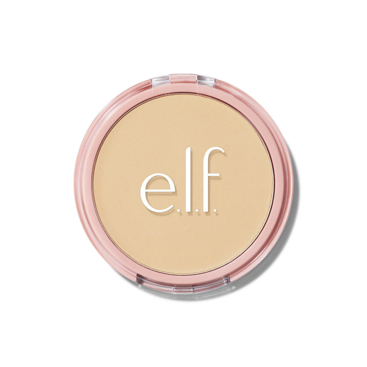 e.l.f. Halo Glow compact front view showing sleek packaging and brand
