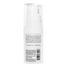 e.l.f. mineral primer in a makeup bag lifestyle shot, convenient travel-friendly size