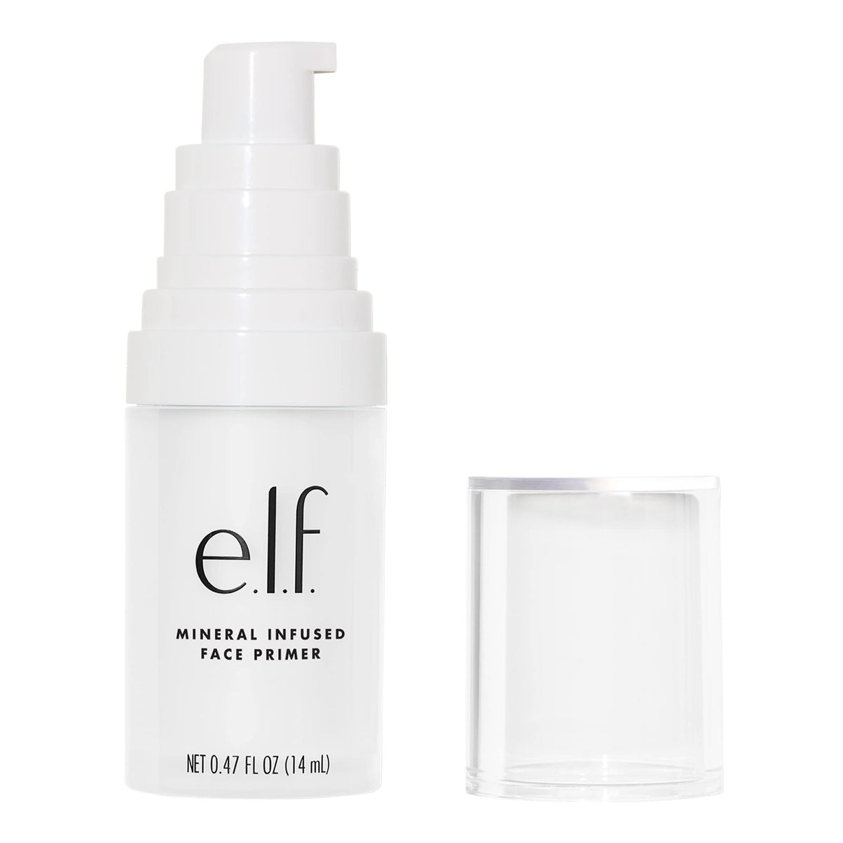 e.l.f. mineral primer used then foundation applied, improves blendability and wear