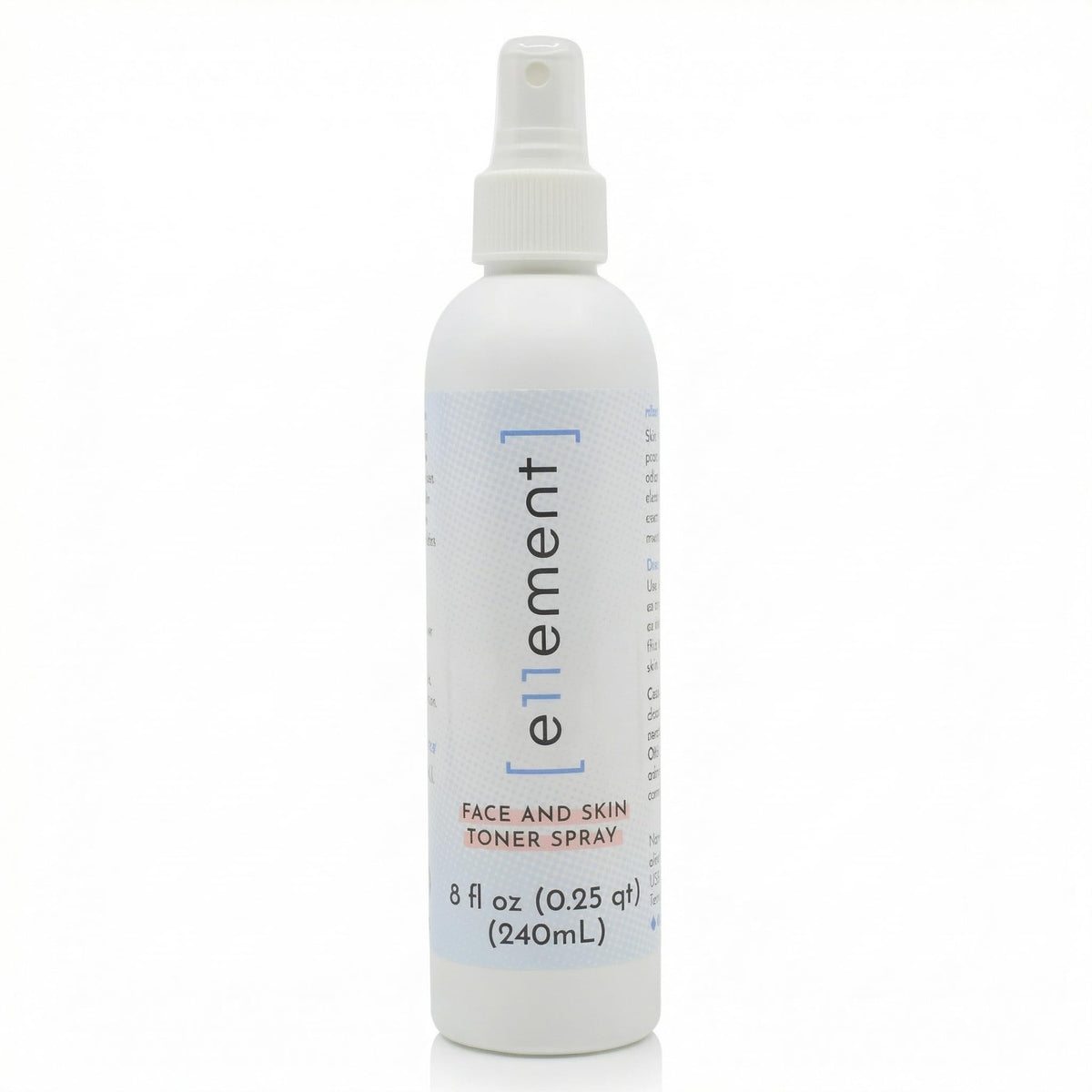 e11ement front packaging 8oz bottle showing clean design and portability