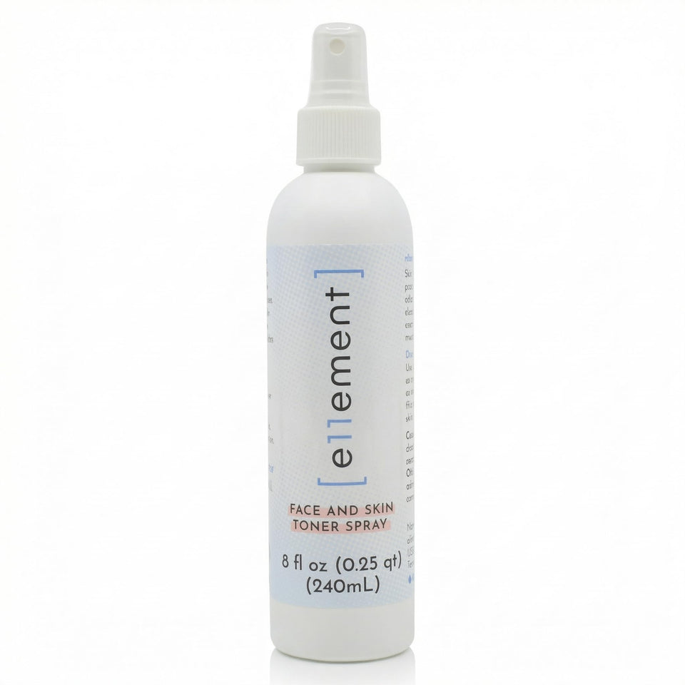 e11ement front packaging 8oz bottle showing clean design and portability