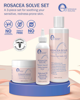 e70 face wash pump close-up showing gentle cleanser and calming benefit