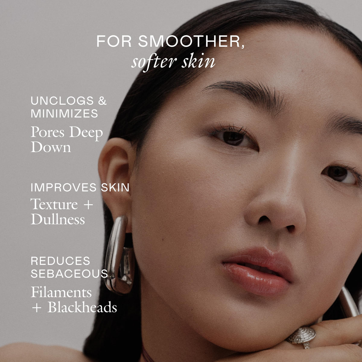 EADEM milky texture close-up highlighting hydrating exfoliant feel