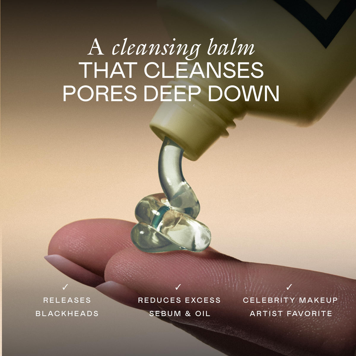 EADEM emulsifying texture with water showing rinses clean finish