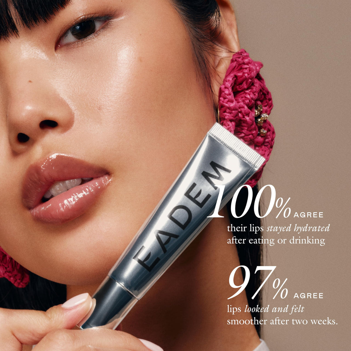 EADEM lifestyle shot at night showing balm used in evening routine benefit