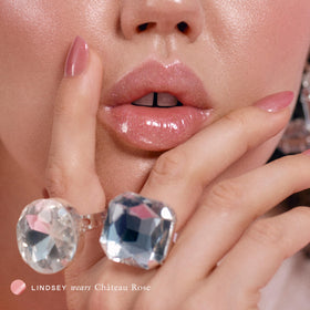 EADEM lips before and after swipe showing reduced flakes and subtle plumping