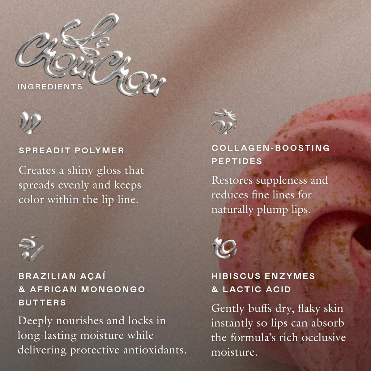 EADEM product label close-up emphasizing Chateau Rose name and ingredient clarity