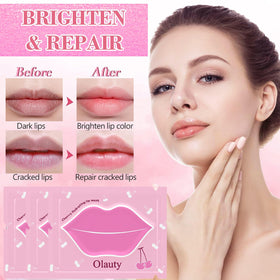 Eakroo lip mask being applied to lips demonstrating plumping and moisture