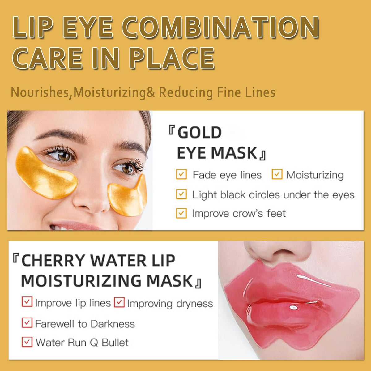 Eakroo collagen lip mask texture close-up showing hydration boost