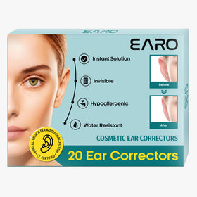 Earo front packaging showing clear patches and pack benefit