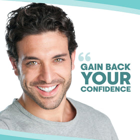 Earo lifestyle shot hair down showing discreet wear and confidence