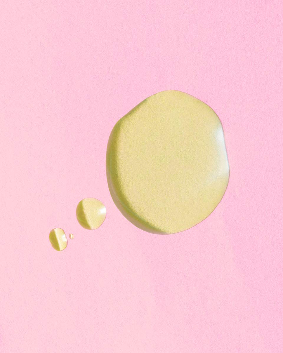 Earth Harbor close-up oil texture highlighting lightweight, hydrating feel