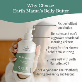 Earth Mama open jar revealing creamy texture to hydrate and soothe skin
