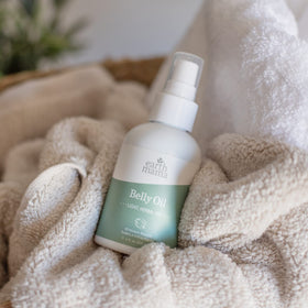 Earth Mama label and ingredients highlighting clean-formula benefit