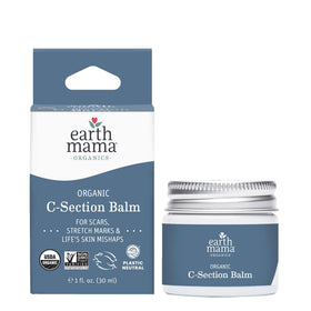 Earth Mama front jar view showing label and 1 oz size for clear identification