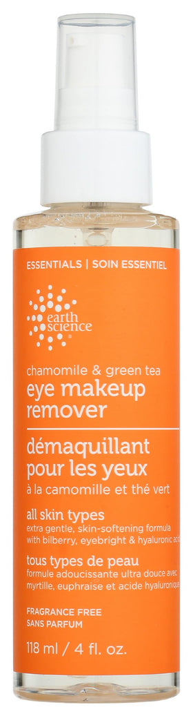 Earth Science front label showing product name and calming botanicals for gentle cleansing