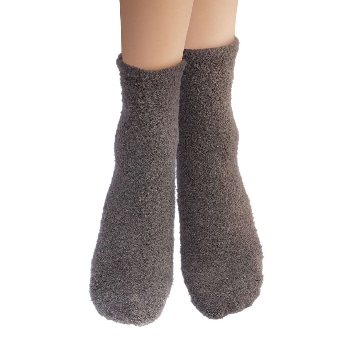 Earth Therapeutics aloe socks worn on feet demonstrating overnight hydration
