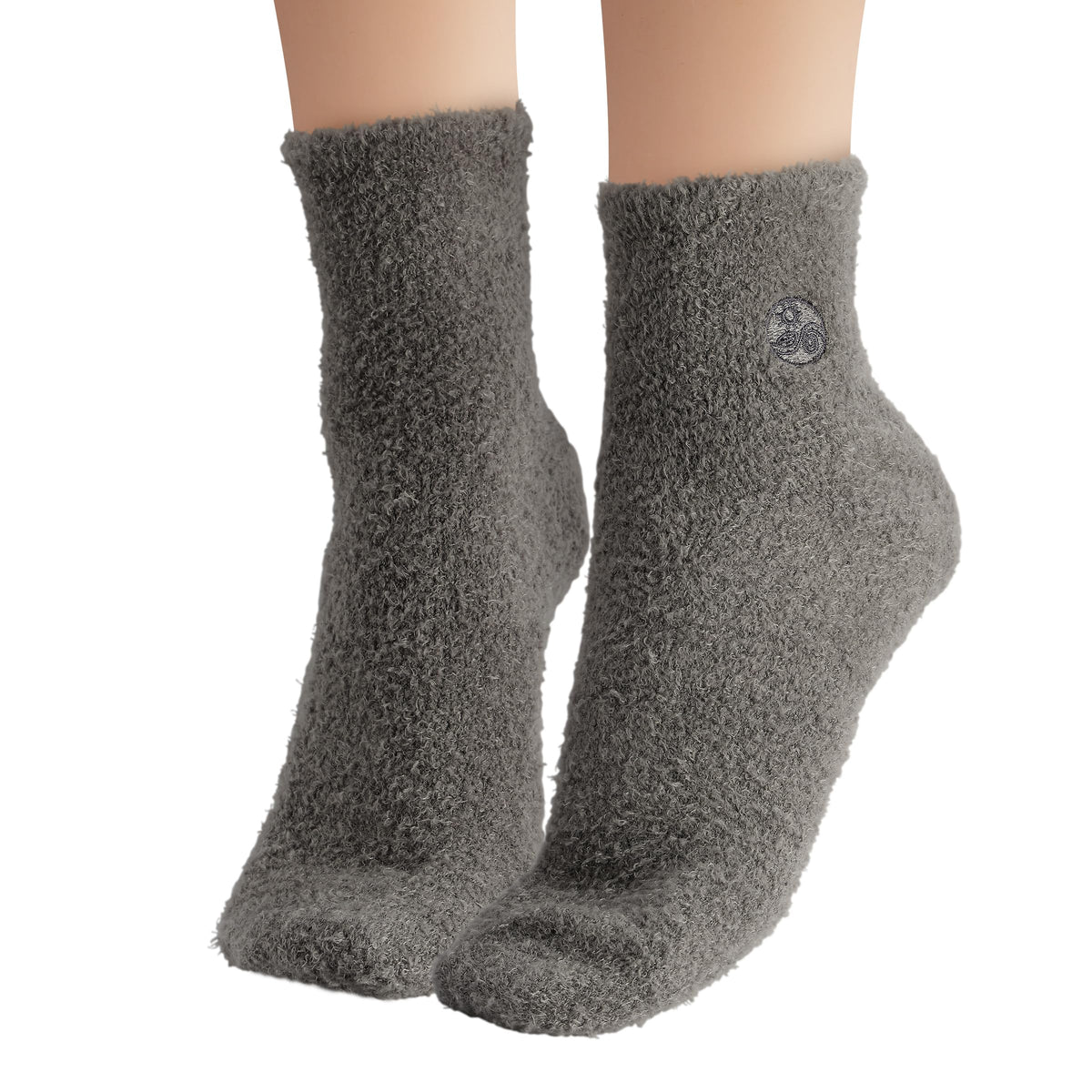 Earth Therapeutics aloe socks open pair display highlighting two colors