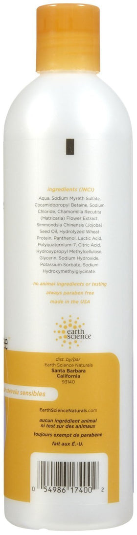 Earth Therapeutics bottle pump in hand dispensing shampoo, easy control and gentle feel