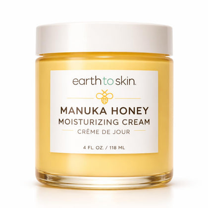 Earth To Skin front jar showing product branding and clean packaging benefit