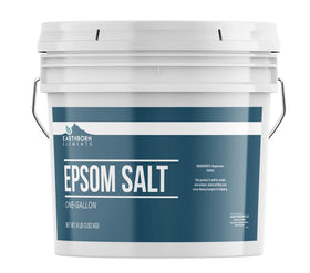 Earthborn Elements 1 gallon resealable bucket showing label and storage benefit