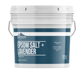 Earthborn Elements front packaging showing gallon container and lavender branding benefits clarity