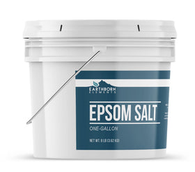 Close-up of Earthborn Elements salt granules showing fine texture and fast dissolve